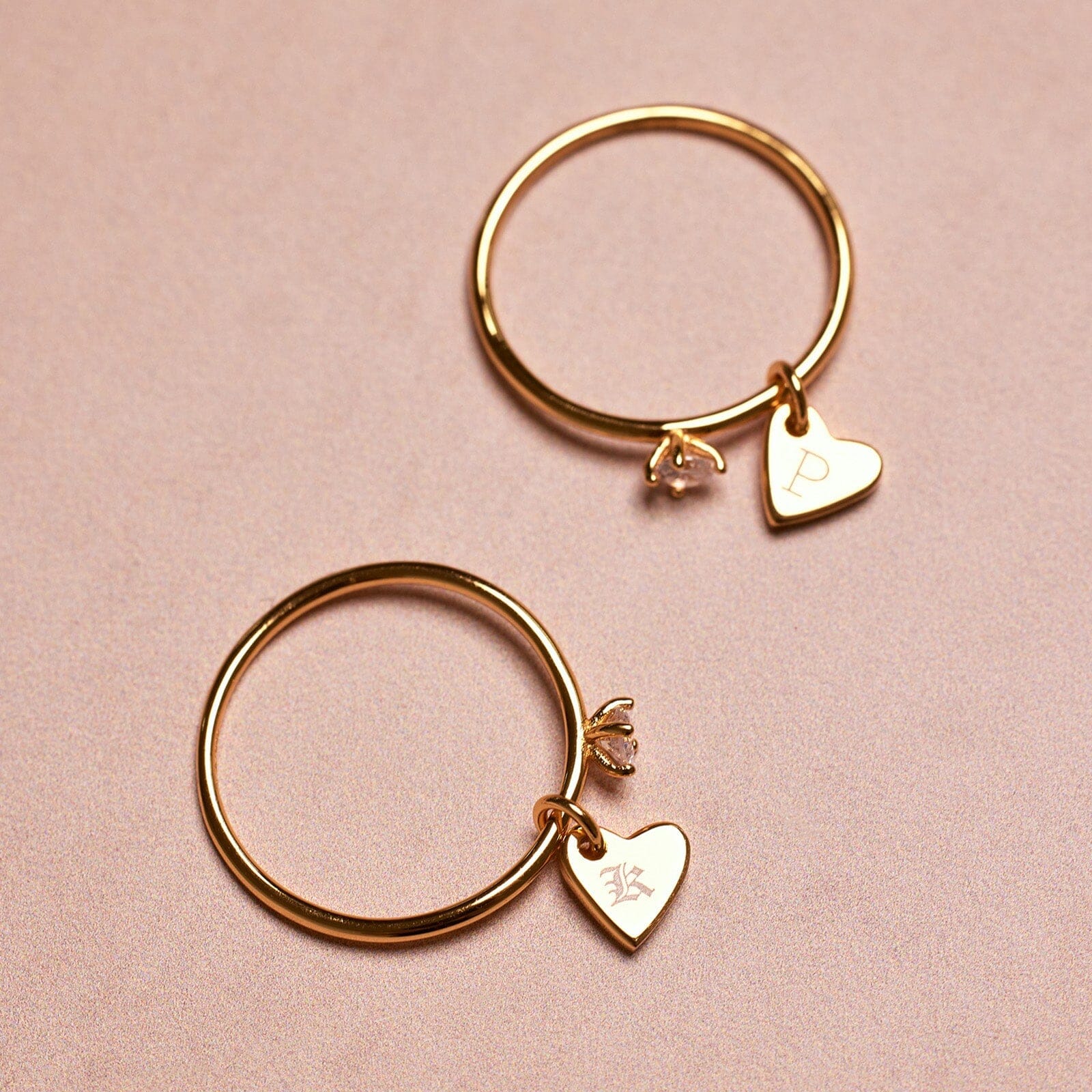 Demi-Fine Engravable Heart Ring - Image 8
