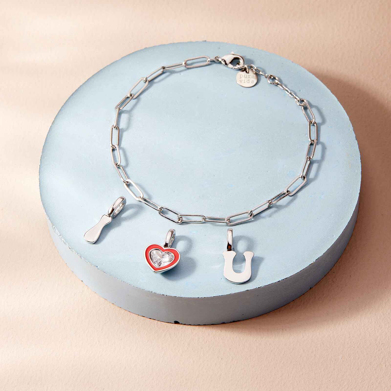 Harper Stone & Enamel Heart Charm - Image 18