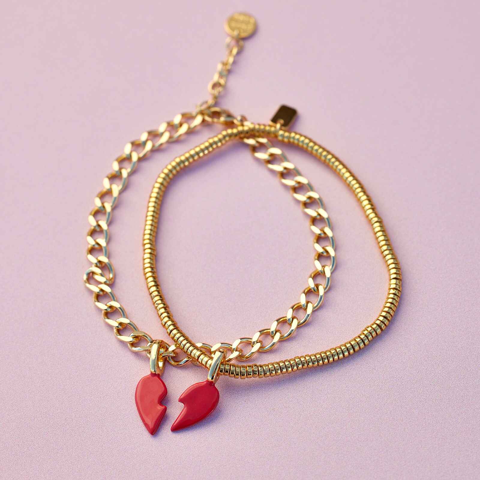 Harper Enamel BFF Heart Charm Set - Image 5