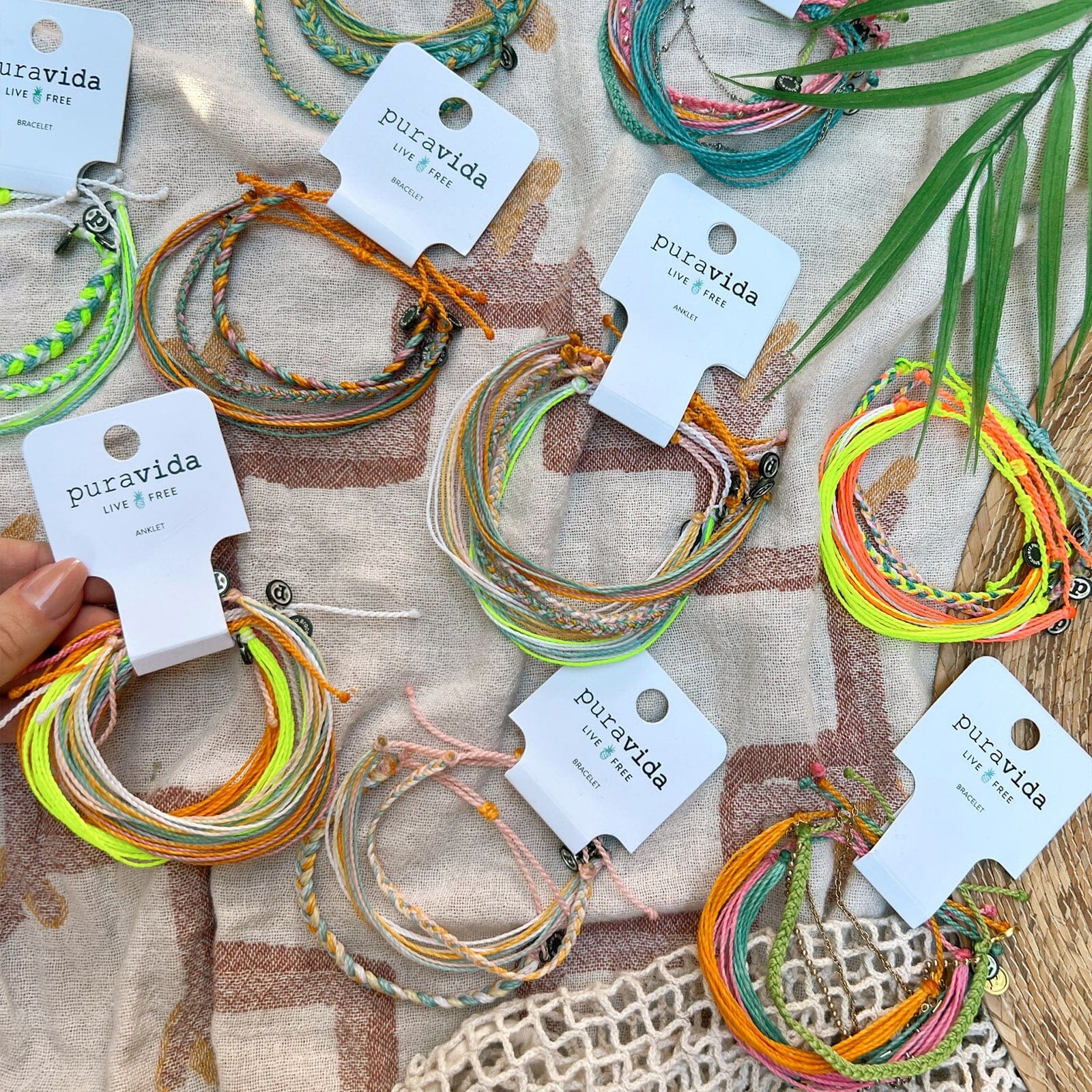 Catch a Vibe Anklet Friendship 5 Pack - Image 6