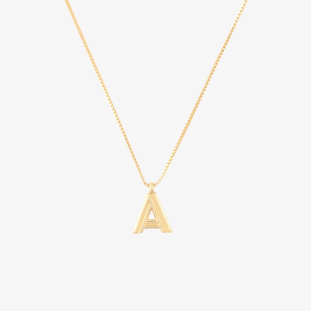 Initial Pendant Necklace