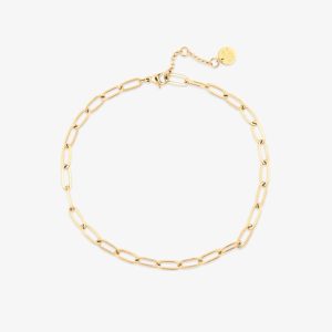 Harper Paperclip Chain Anklet