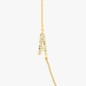 Pav?? Initial Box Chain Choker