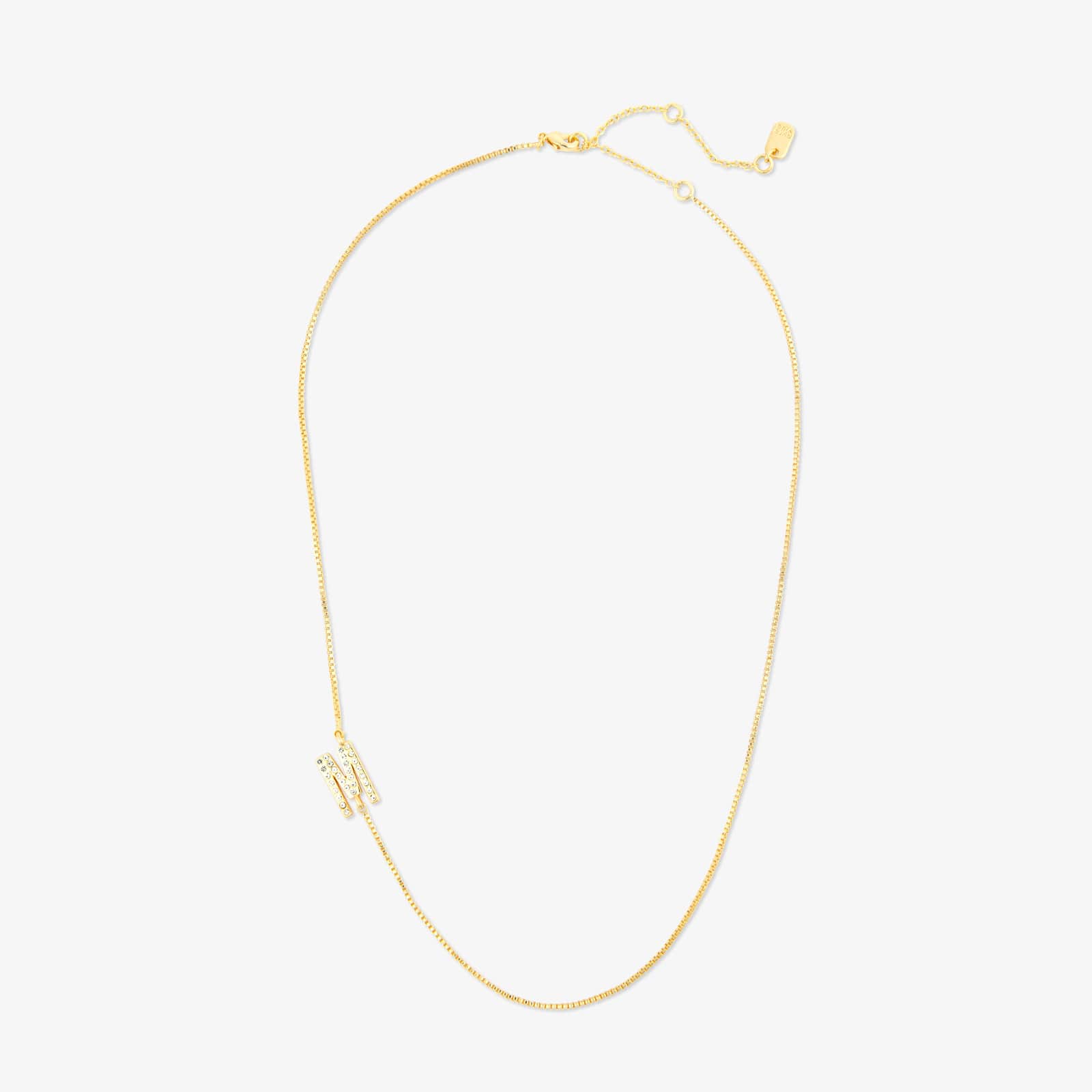 Pav?? Initial Box Chain Choker - Image 4